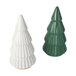 Christmas Tabletop Ceramic Tree Decoration - Assorted