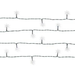 Low Voltage 25 LED Christmas Snowflake String Lights - Assorted, 3.6m -Christmas Gift Shop a052385a 8060 4f43 8c02 229bef43c2c8
