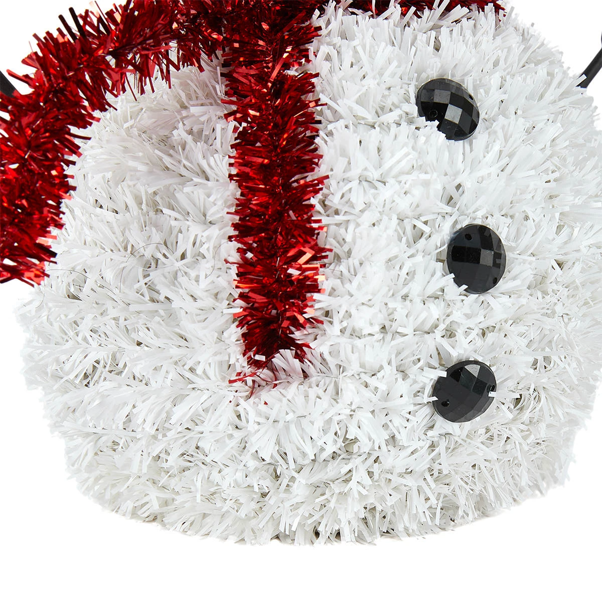 Christmas Hanging Decoration Tinsel Snowman 1 Christmas Hanging Decoration Tinsel Snowman