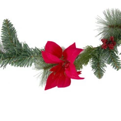 1.8m Christmas Garland Poinsettia -Christmas Gift Shop a32e549b 084a 41ec 8041 41f145bc2622