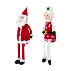 Christmas Decoration Mantle Piece Mr And Mrs Clause - Assorted -Christmas Gift Shop a3dde2e5 5499 4a90 a50f bac4c9f195e4