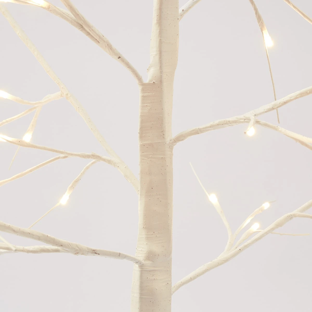 Low Voltage 72 LED 1.2m Christmas White Light Up Twig Tree 2 Low Voltage 72 LED 1.2m Christmas White Light Up Twig Tree - Image 2
