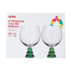 4 Christmas Tree Gin Balloon Glasses -Christmas Gift Shop a54ba917 723c 4dc0 a3df 6c4f4ee0e603