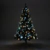 2.13m (7ft) Prelit Frosted Pine Christmas Tree - (J)