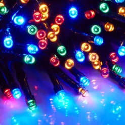 Solar Powered 200 LED Christmas Multi Colour String Lights - 15.9m -Christmas Gift Shop aab6081f d6fc 411b b8ce f96b4d2c725a