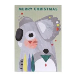 Hallmark X Peter Cromer Christmas Card - Contemporary Koala -Christmas Gift Shop b03dc9a8 e54e 4a69 afd9 41baa52703c4