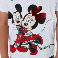 Mickey And Minnie License Christmas T-shirt -Christmas Gift Shop b12253ec b451 40c9 8e1c 38ba2cdefb84