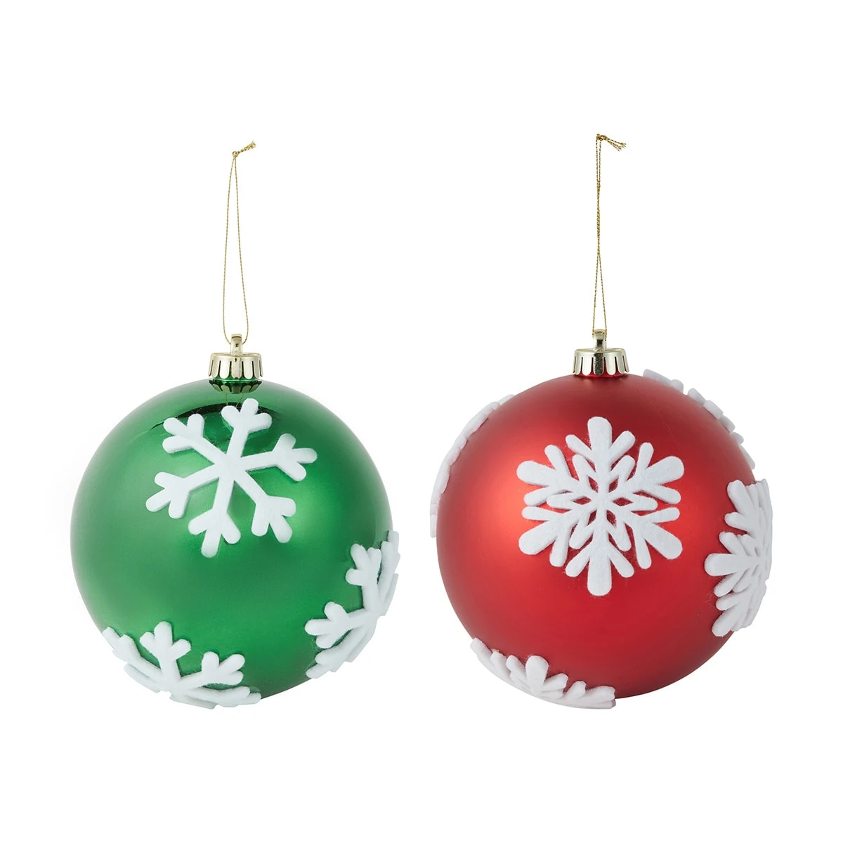 15cm Christmas Hanging Decoration Traditional Bauble - Assorted 3 15cm Christmas Hanging Decoration Traditional Bauble - Assorted - Image 3