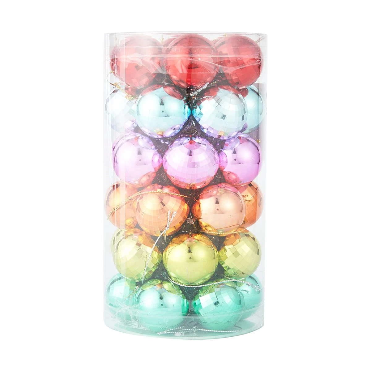 36 Pack 4cm Christmas Baubles Festive Fun 3 36 Pack 4cm Christmas Baubles Festive Fun - Image 3