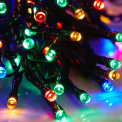Low Voltage 600 LED Christmas Multi Coloured String Lights