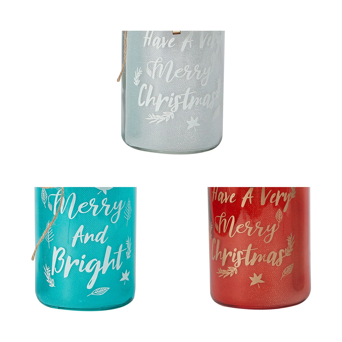 Christmas Light Up Bottle - Assorted 2 Christmas Light Up Bottle - Assorted - Image 2