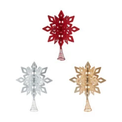Christmas Snowflake Tree Topper - Assorted -Christmas Gift Shop b7ee7faa 6284 4218 b097 ee0c1f1bf650