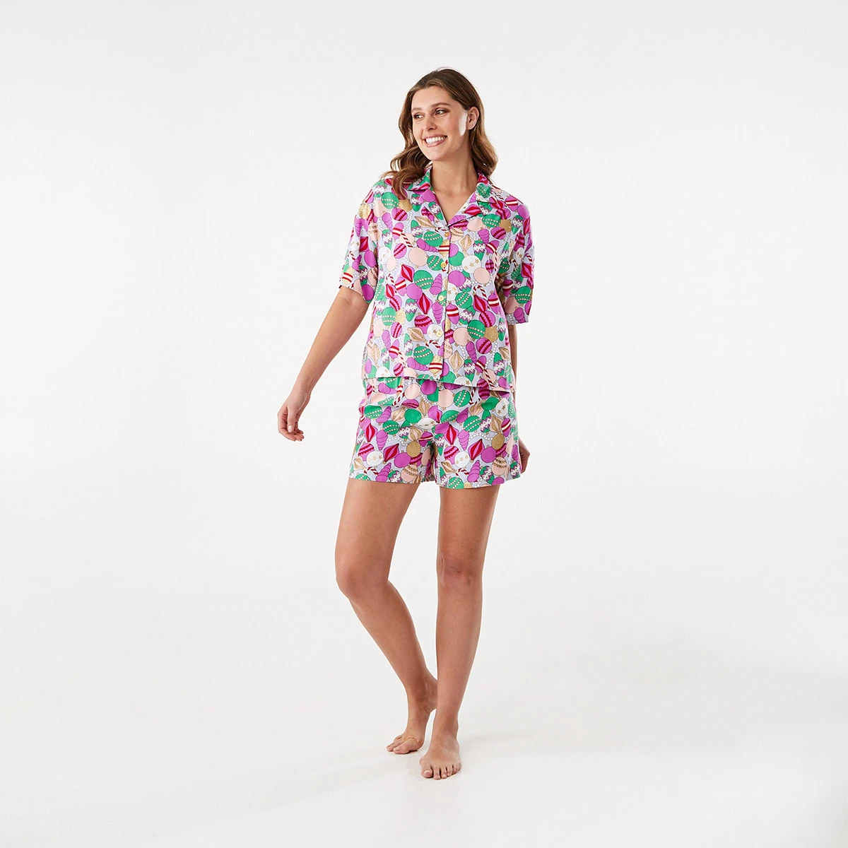 Christmas Short Sleeve Top And Shorts Pyjama Set 20 Christmas Short Sleeve Top And Shorts Pyjama Set - Image 20