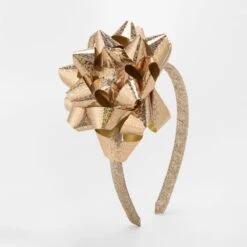 Christmas Top Bow Headband - Gold Tone -Christmas Gift Shop bbbe6048 50e0 4959 9c76 2a521f3b79a7