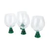 4 Christmas Tree Gin Balloon Glasses
