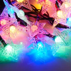 Low Voltage 25 LED Christmas Star String Lights - Assorted, 3.6m