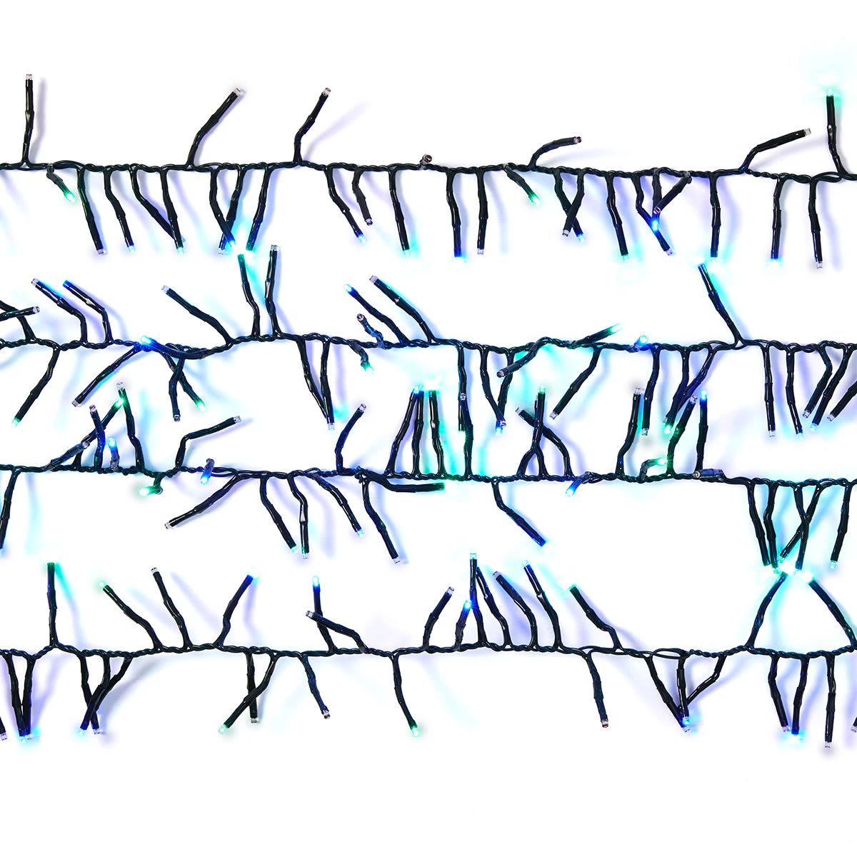 Low Voltage 300 LED Multi Colour Christmas Cluster Lights 4 Low Voltage 300 LED Multi Colour Christmas Cluster Lights - Image 4