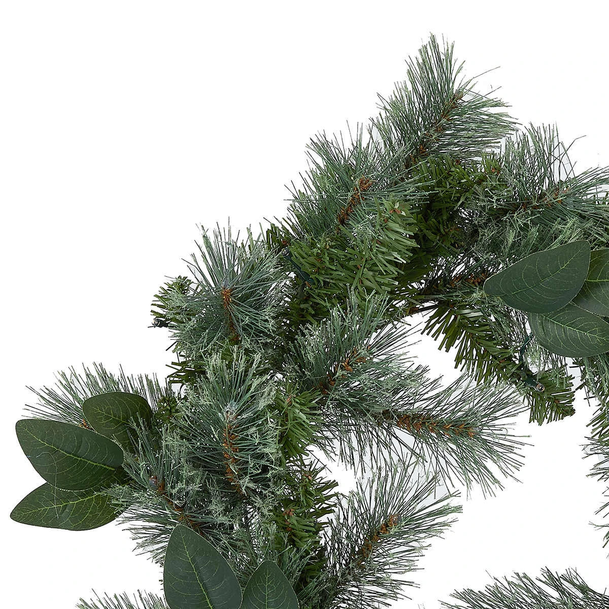 43cm Christmas Light Up Wreath - Green 1 43cm Christmas Light Up Wreath - Green