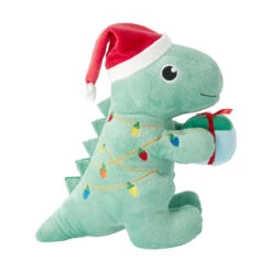 Pet Toy Plush Christmas Dinosaur