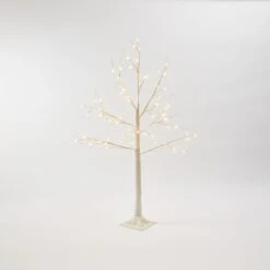 Low Voltage 72 LED 1.2m Christmas White Light Up Twig Tree
