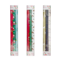 3 Pack 4m Christmas Roll Wraps - Assorted -Christmas Gift Shop c6057595 5a8b 44fc b079 60a0bca6b1c4