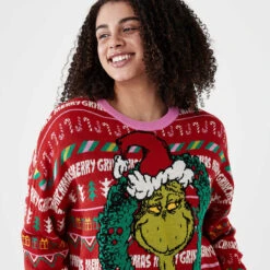Long Sleeve The Grinch License Christmas Jumper -Christmas Gift Shop c65bfbbc c27a 48b0 8112 8a61136e7390