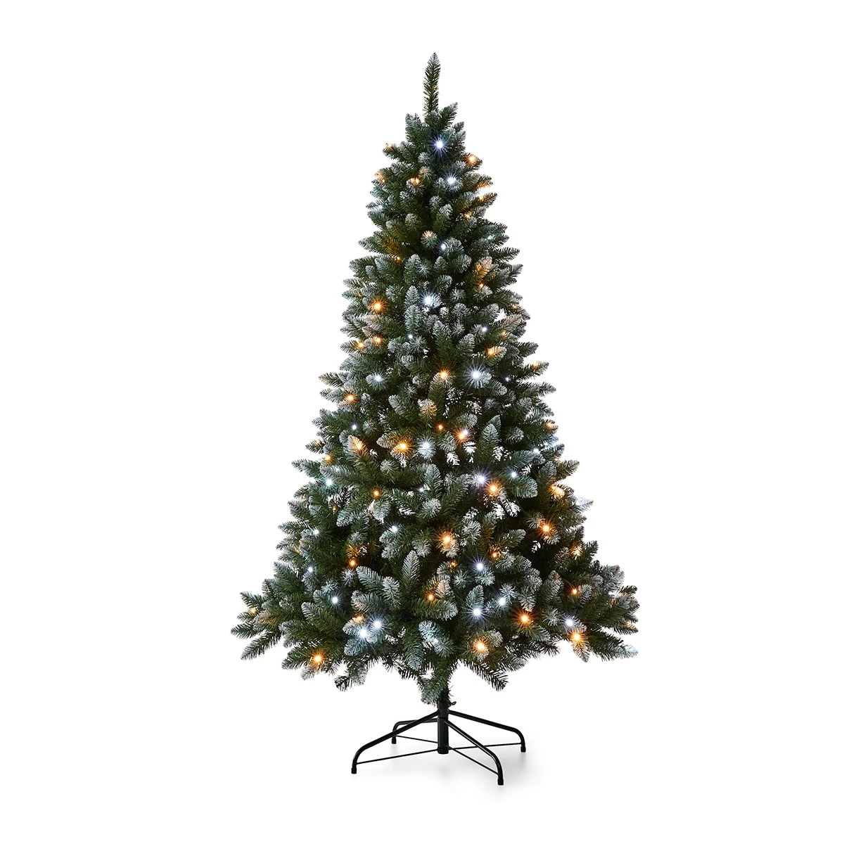 2.13m (7ft) Prelit Frosted Pine Christmas Tree - (J) 6 2.13m (7ft) Prelit Frosted Pine Christmas Tree - (J) - Image 6