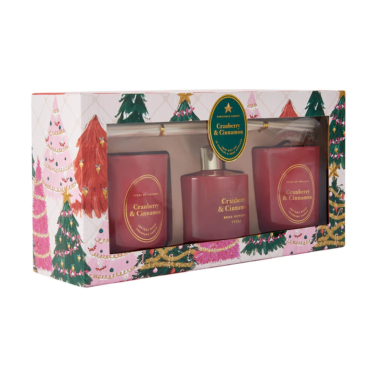 Christmas Candle And Reed Diffuser Gift Set 4 Christmas Candle And Reed Diffuser Gift Set - Image 4