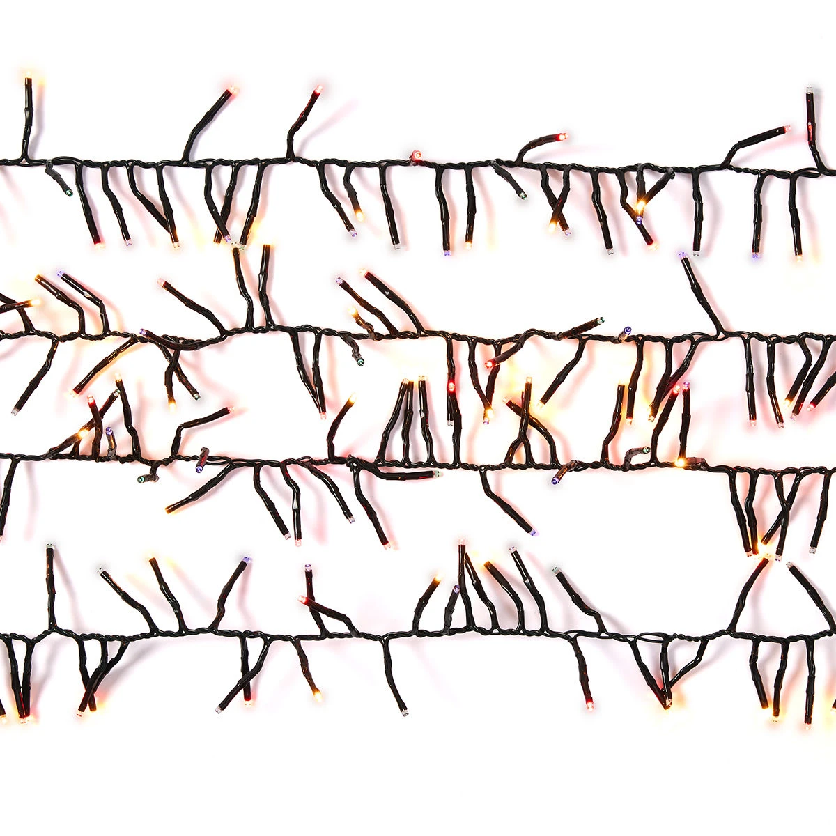 Low Voltage 300 LED Multi Colour Christmas Cluster Lights 5 Low Voltage 300 LED Multi Colour Christmas Cluster Lights - Image 5