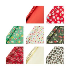 4 Pack Christmas Gift Wrapping Set - Assorted -Christmas Gift Shop cd45ec76 1e4d 4f61 a96c 8d055a233b1a