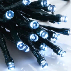 Solar Powered 24 LED Christmas White String Lights - 2.3m -Christmas Gift Shop cd4e2aea 0819 4494 94f0 14afe333412c