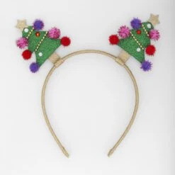 Christmas Tree Headband - Green, Purple And Gold Tone -Christmas Gift Shop d15a8cd6 6ba7 4565 87de 832725ed9679