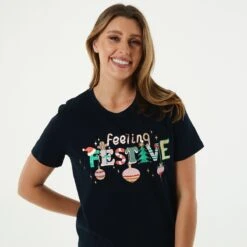 Short Sleeve Christmas T-shirt -Christmas Gift Shop d29fe0e6 a54d 4efb 932b 5e4b3b2696b9