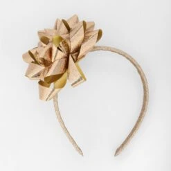 Christmas Top Bow Headband - Gold Tone -Christmas Gift Shop d2b0e0a8 f65a 4fd8 8cc0 21a106066420
