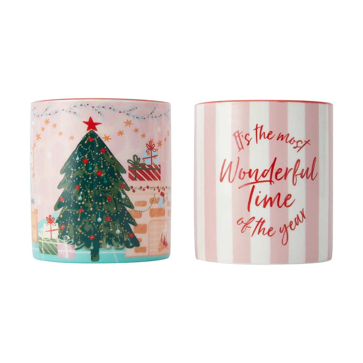 2 Pack Christmas Scents Wonderful Time Fragrant Candles 8 2 Pack Christmas Scents Wonderful Time Fragrant Candles - Image 8