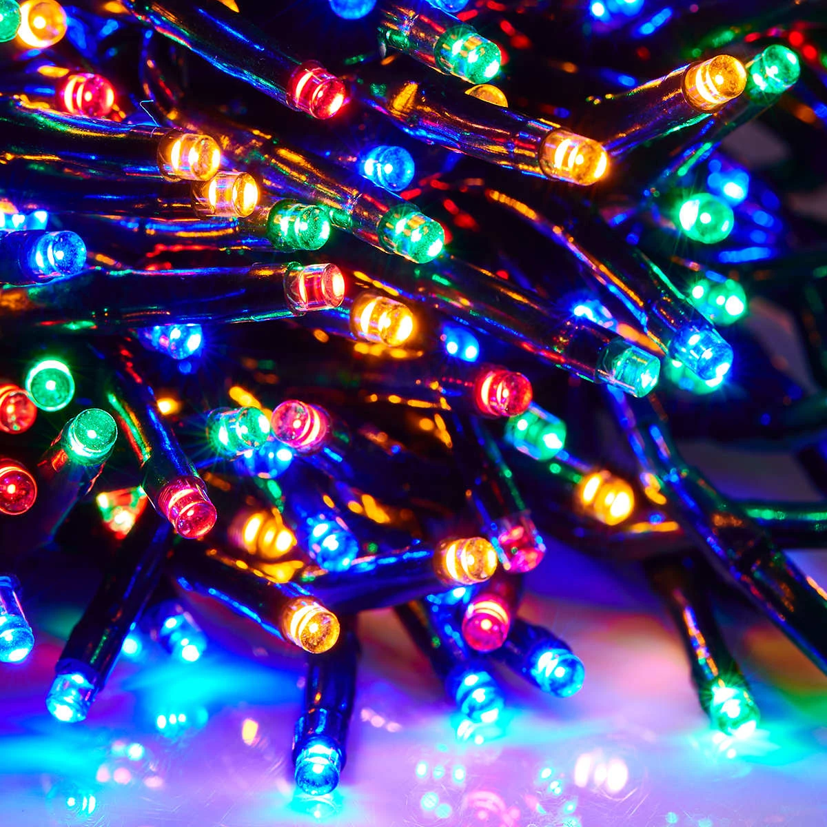 Low Voltage 300 LED Multi Colour Christmas Cluster Lights 6 Low Voltage 300 LED Multi Colour Christmas Cluster Lights - Image 6