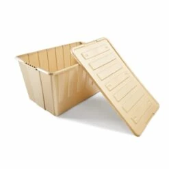 120L Christmas Gold Look Storage Tub