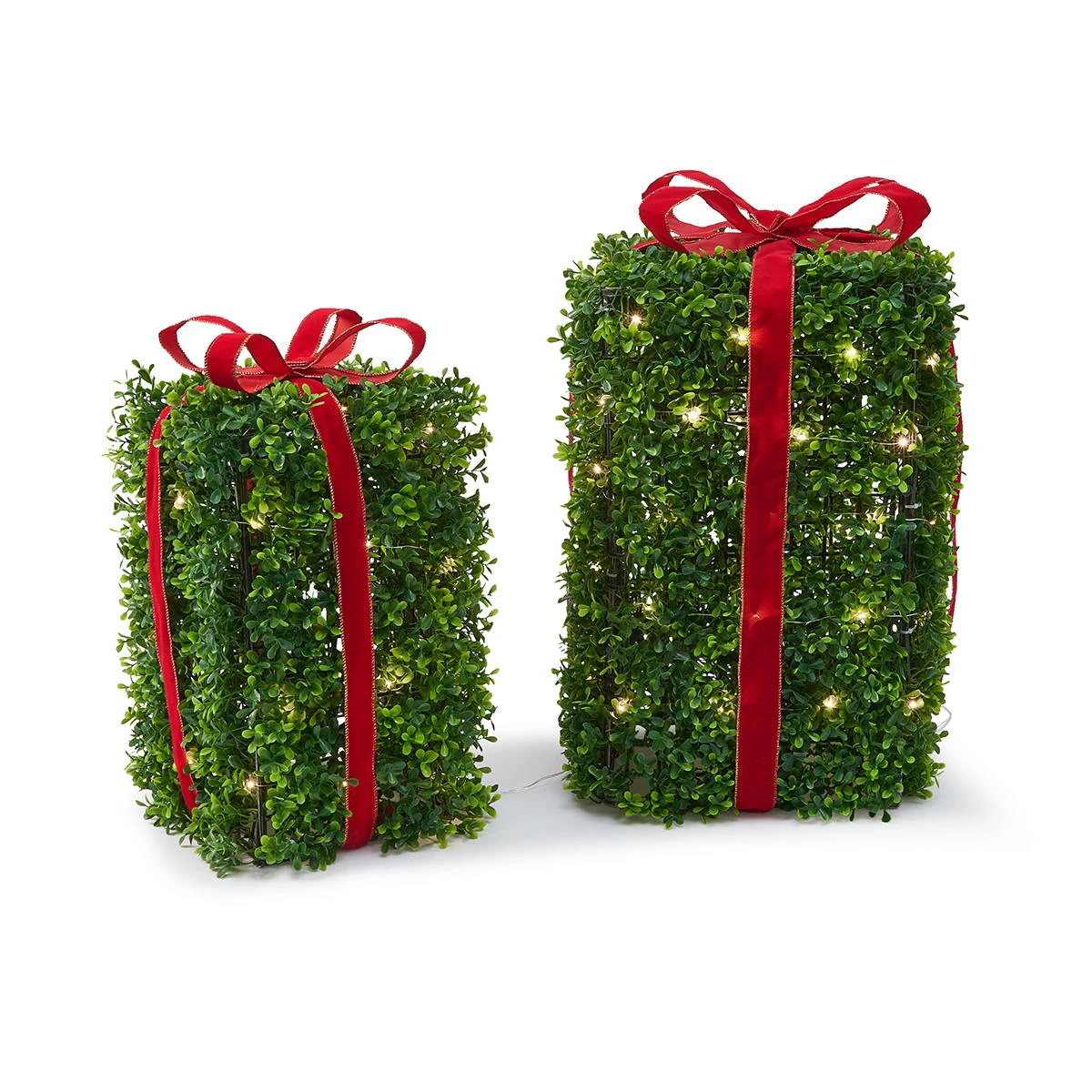 2 Pack Solar Powered Christmas Light Up Foliage Presents 8 2 Pack Solar Powered Christmas Light Up Foliage Presents - Image 8