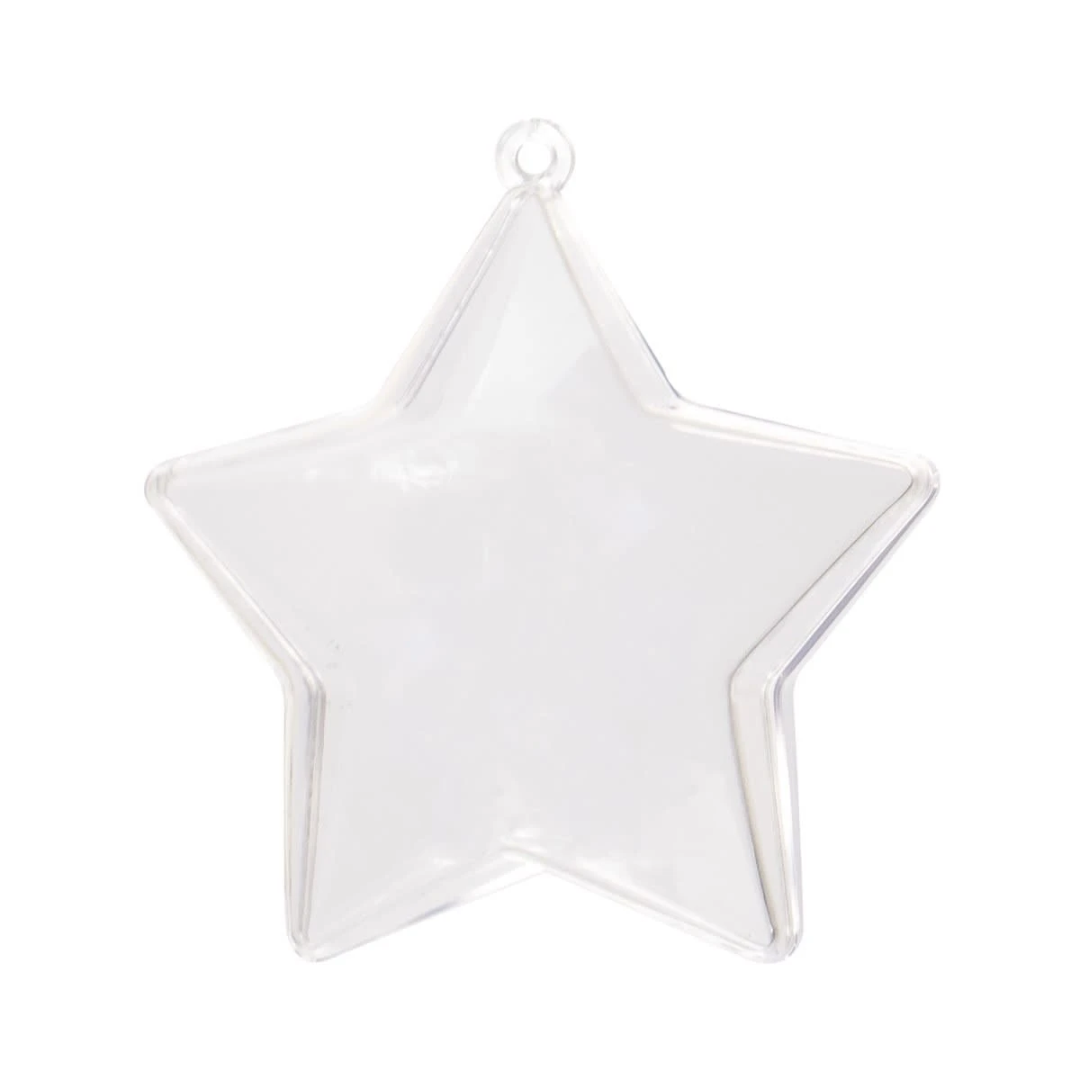 5 Pack Christmas Craft Fillable Star Baubles 1 5 Pack Christmas Craft Fillable Star Baubles