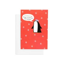 Hallmark Christmas Card For Daughter - Festive Penguin -Christmas Gift Shop dbdb9bea fd77 49f2 8719 4918024c6a92