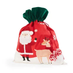 Christmas Santa Sack - Embroidered