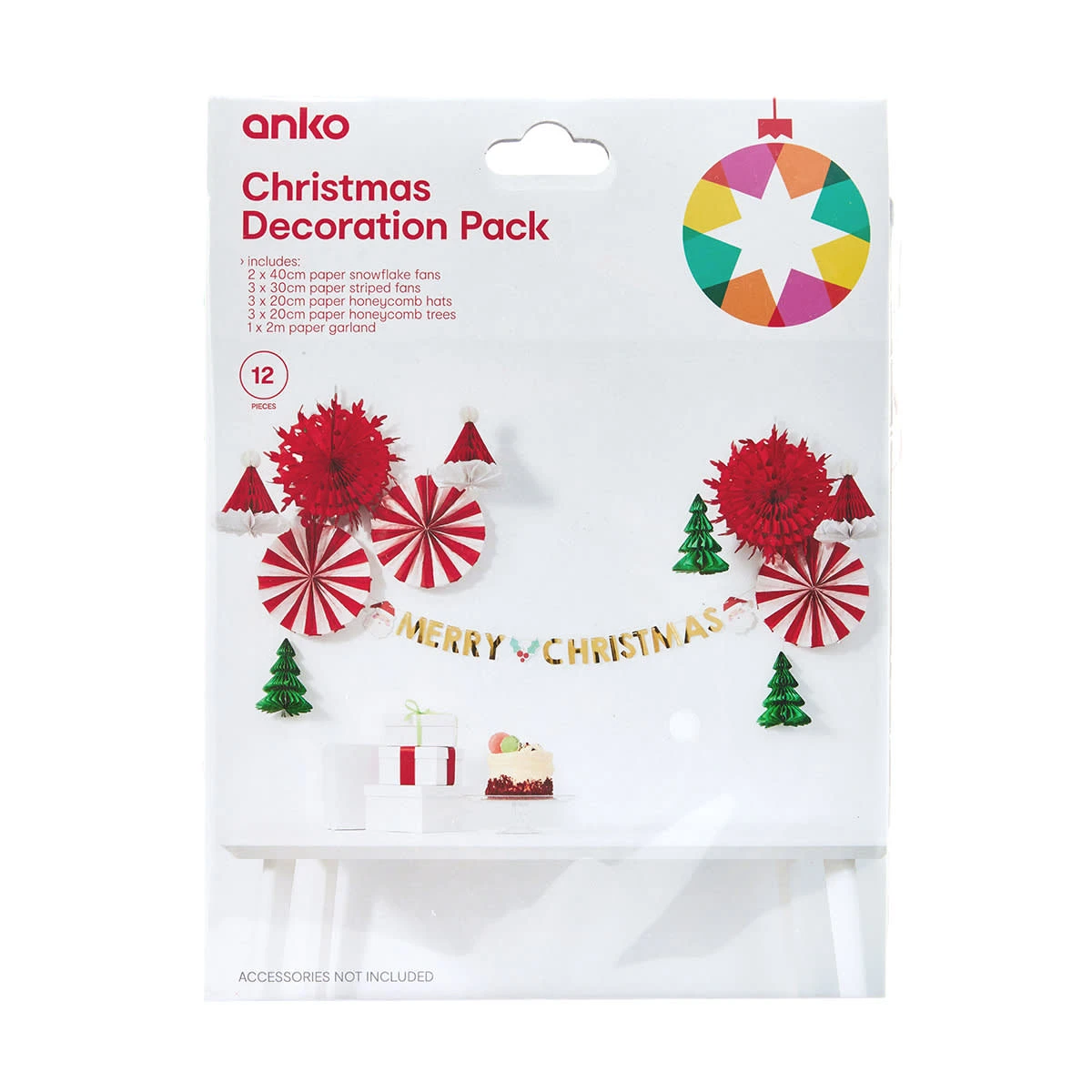 12 Piece Christmas Decoration Pack 8 12 Piece Christmas Decoration Pack - Image 8