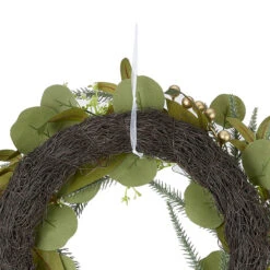 43cm Gold Look Berry Christmas Wreath