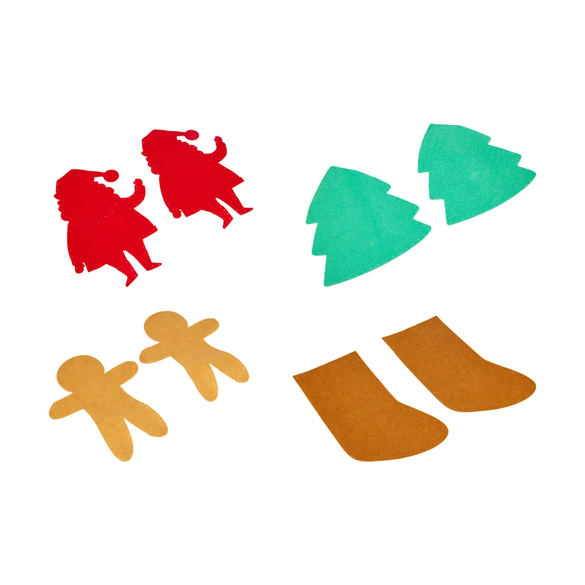 Make Your Own Christmas Felt Sewing Kit - Assorted 2 Make Your Own Christmas Felt Sewing Kit - Assorted - Image 2