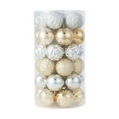 36 Pack 4cm Christmas Baubles Seasonal Sparkle -Christmas Gift Shop e2737a89 9096 445d b18b 57b736b939e8