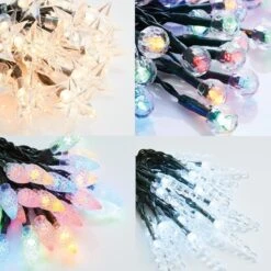 Solar Powered 24 LED Novelty Christmas String Lights - Multi Coloured, 2.3m, Assorted -Christmas Gift Shop e377580d 74e3 4278 8c6f 8033f42d8067