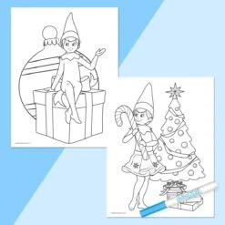 INKredibles The Elf On The Shelf: A Christmas Tradition ColourBurst Mess-Free Activity Kit - Book -Christmas Gift Shop e42ab975 d3f5 4c56 b7aa 62038b9c0d90