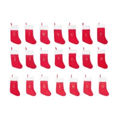 Christmas Letter Stocking - Assorted