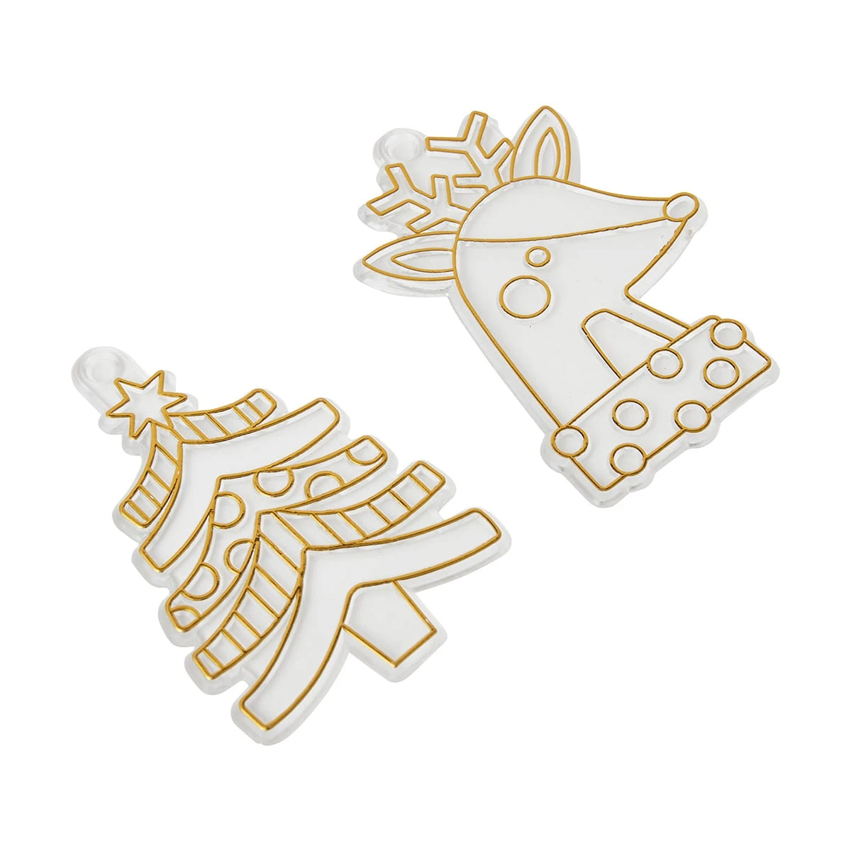 21 Piece Paint Your Own Christmas Suncatchers 2 21 Piece Paint Your Own Christmas Suncatchers - Image 2