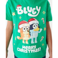 Bluey License Christmas Print T-shirt -Christmas Gift Shop e84744da b3d0 42bd bc7a 074caef3e785
